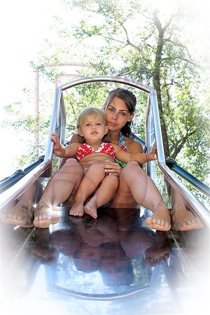 sliding board